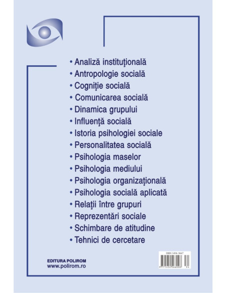 Psihologia socială. Buletinul Laboratorului Psihologia cîmpului social 45(I)/2020