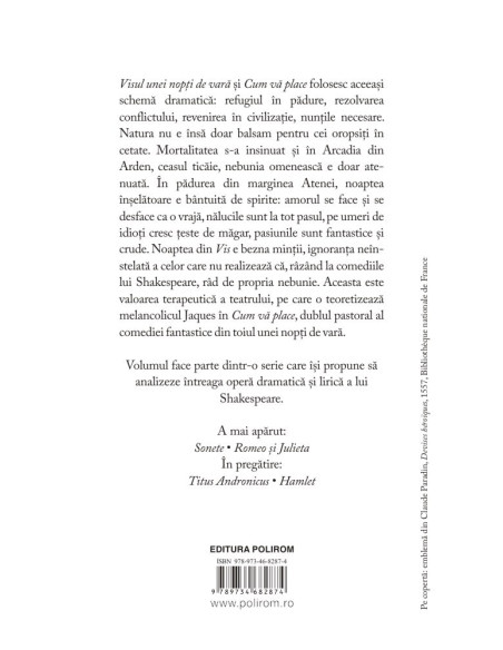 Shakespeare interpretat de Adrian Papahagi. Visul unei nopţi de vară • Cum vă place