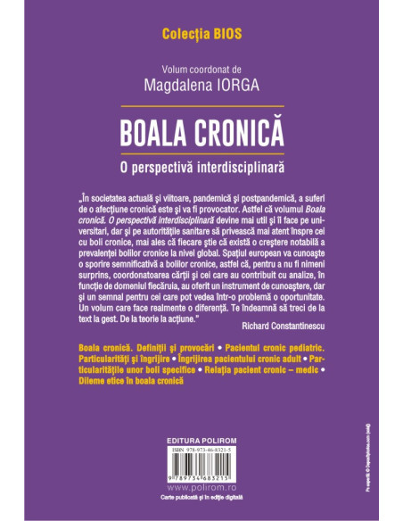 Boala cronică. O perspectivă interdisciplinară