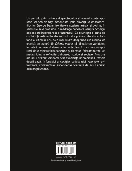 Viaţă şi teatru pe Scena lumii