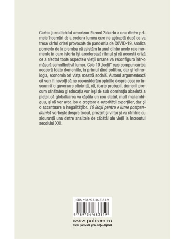 10 lecții pentru o lume postpandemică