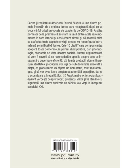 10 lecții pentru o lume postpandemică