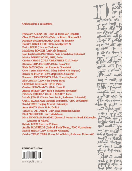 Chôra. Revistă de studii antice şi medievale. Nr. 18-19/2020-2021