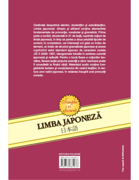 Limba japoneză. Simplu şi eficient. Manual practic