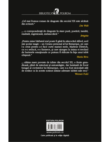 Spune-mi că mă iubeşti... Erich Maria...