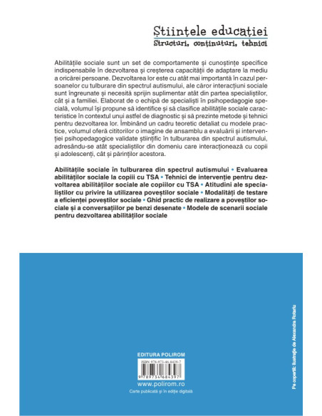 Abilităţi sociale în tulburarea din spectrul autismului