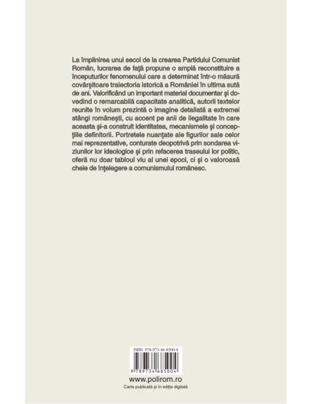 A fost odată ca niciodată Partidul Comunist Român (1921-2021) 