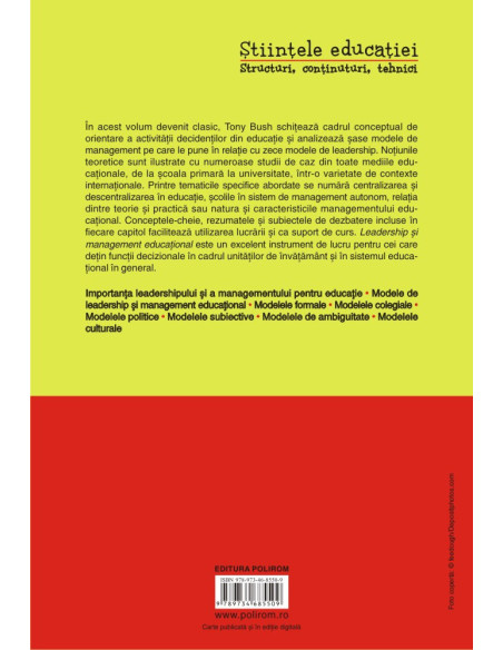 Leadership şi management educaţional