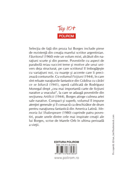 Făuritorul * Ficţiuni * Memoria lui Shakespeare