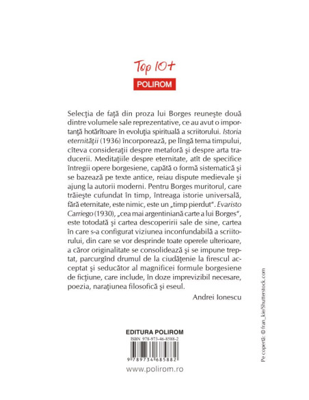 Istoria eternităţii * Evaristo Carriego