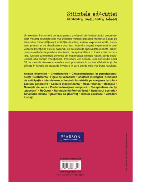 50 de metode de instruire pentru a facilita înţelegerea unui text