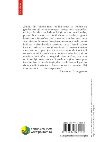 Restul ca problemă a filosofiei