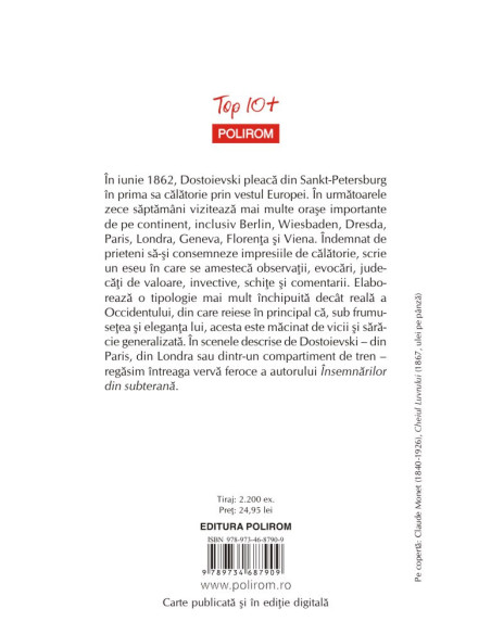 Însemnări de iarnă despre impresii de vară