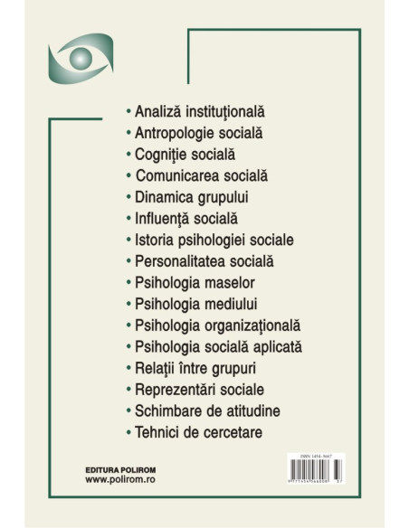 Psihologia socială. Buletinul Laboratorului Psihologia câmpului social 48 (II)/2021