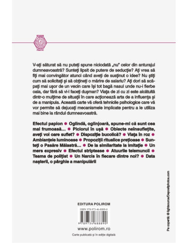 Arta de a influenţa şi de a manipula... Arta de a influenţa şi de a manipula...