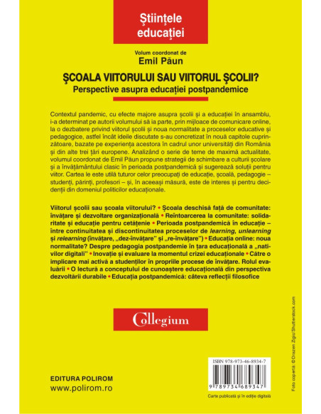 Şcoala viitorului sau viitorul şcolii?