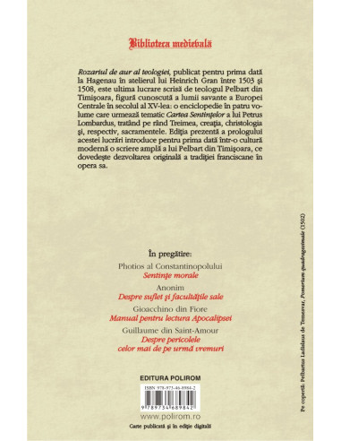 Rozariul de aur al teologiei. Prolog 