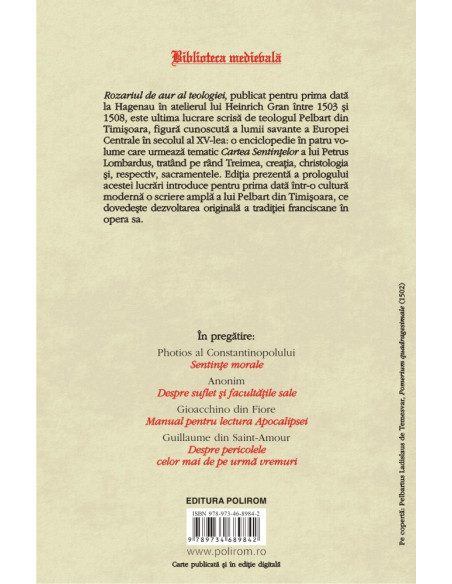 Rozariul de aur al teologiei. Prolog 