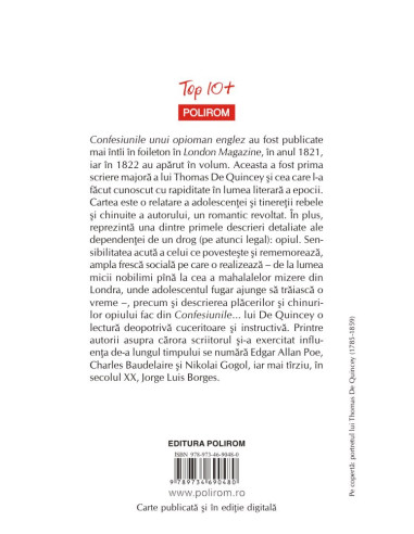 Confesiunile unui opioman englez Confesiunile unui opioman englez