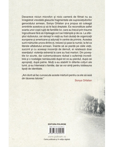 Mărturii ale copiilor armeni. 1915-1922