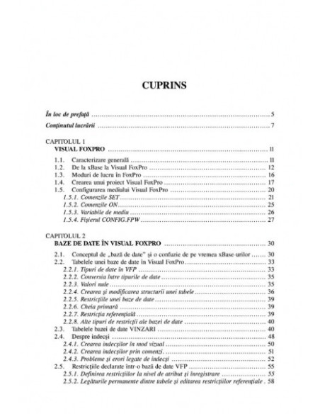 Visual FoxPro. Ghidul dezvoltării aplicațiilor profesionale
