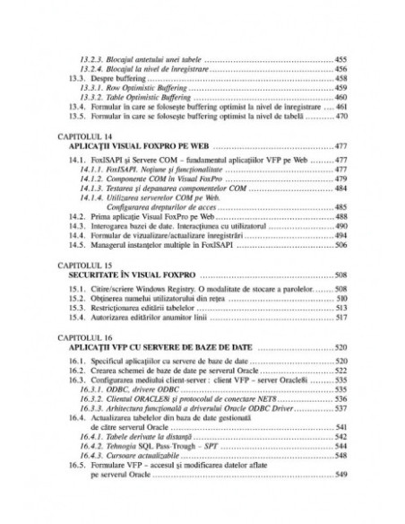Visual FoxPro. Ghidul dezvoltării aplicațiilor profesionale