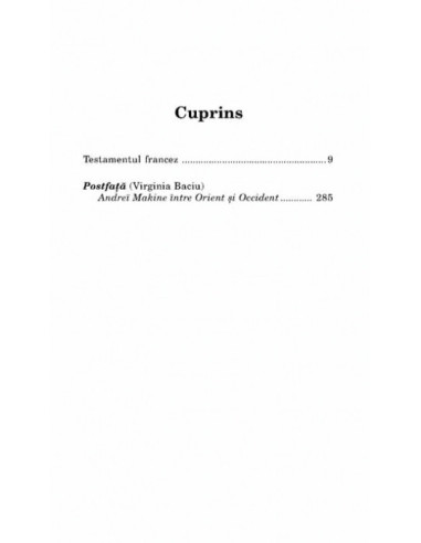 Testamentul francez Testamentul francez