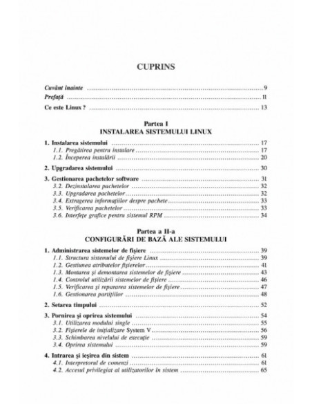 Administrarea și configurarea sistemelor Linux