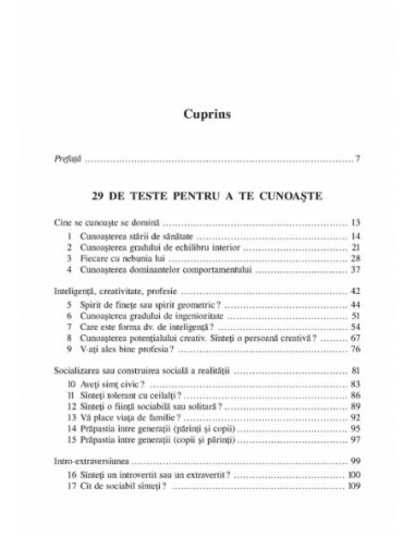 Cunoaşte-te pe tine însuţi. 29 de...