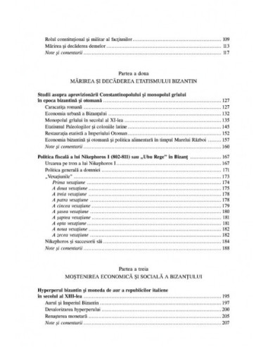 Studii bizantine de istorie economică...