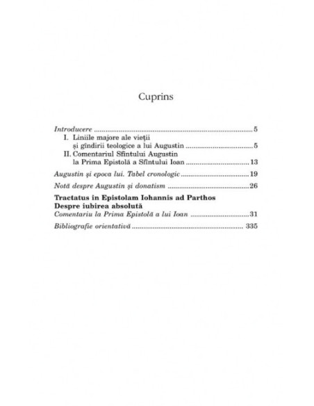 Despre iubirea absolută. Comentariu la Prima Epistolă a lui Ioan