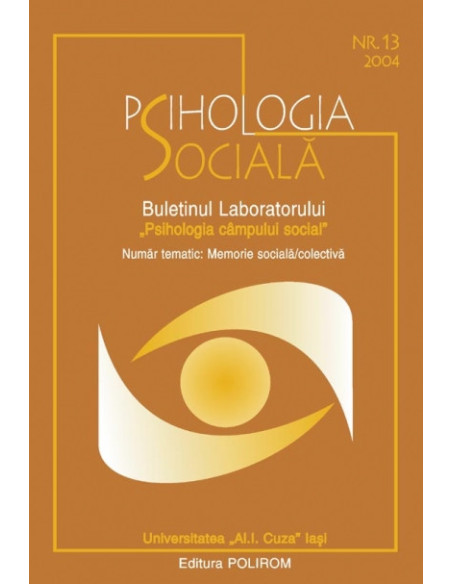 Psihologia Socială. Nr. 13/2004
