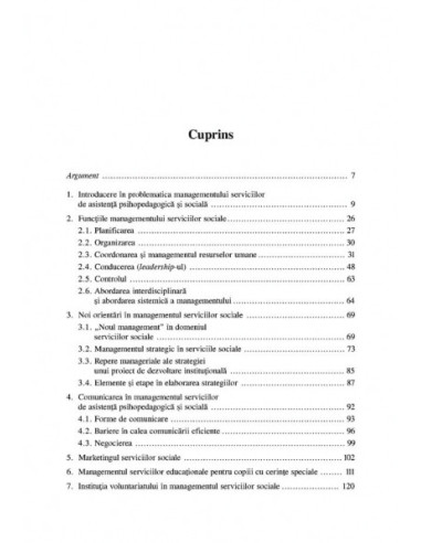 Managementul serviciilor de asistență...