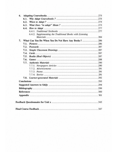 In-Service Distance Training Course for Teachers of English