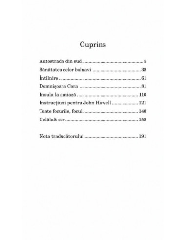 Toate focurile, focul Toate focurile, focul