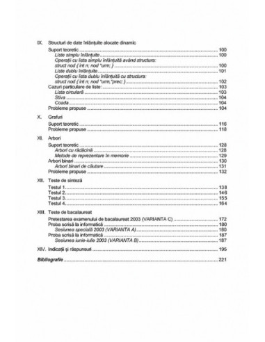 Informatică. Teste grilă C/C++