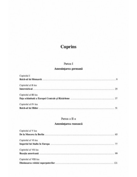 Europa de la Bismarck la Gorbaciov