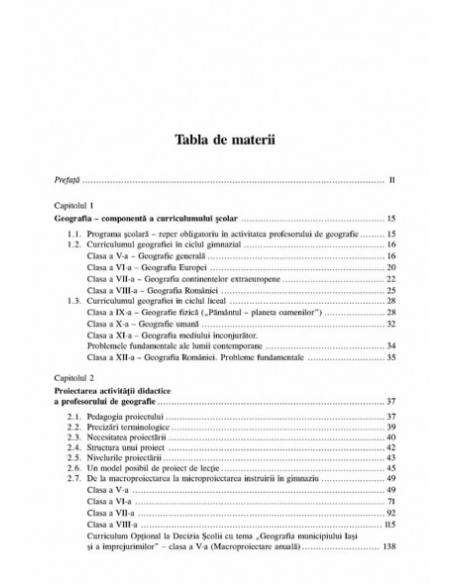 Elemente de didactica geografiei