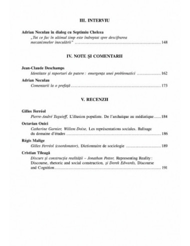 Psihologia socială, Nr. 11/2003 –...