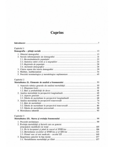 Demografie și sociologia populației. Fenomene demografice