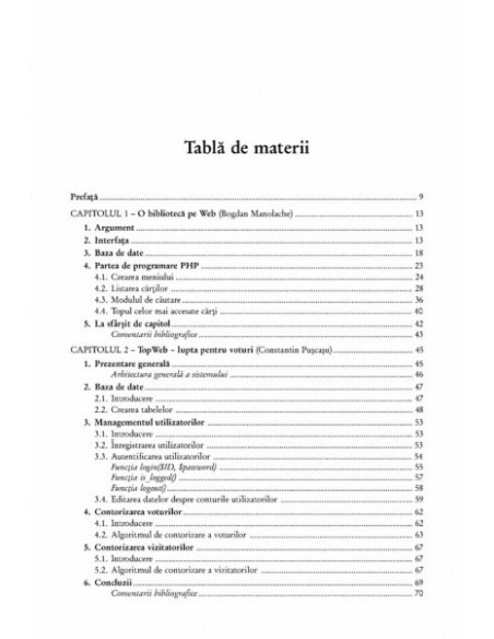 Aplicații Web la cheie. Studii de caz implementate în PHP