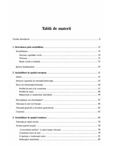 Sociabilitatea în spațiul dezvoltării