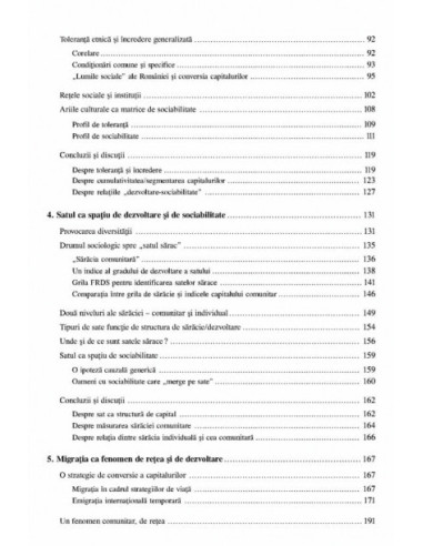Sociabilitatea în spațiul dezvoltării
