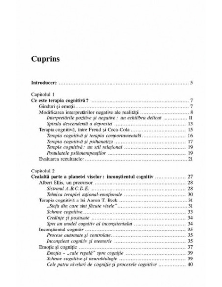 Terapiile cognitive. 