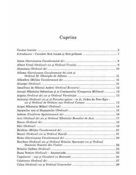 Dicționar inițiatic al ordinelor cavalerești