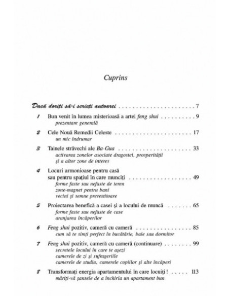 Feng shui în 5 minute