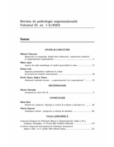 Revista de Psihologie... Revista de Psihologie...