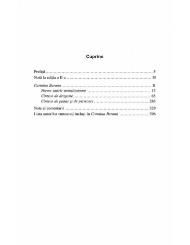 Carmina Burana. Antologie de poezie...