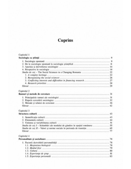Sociologie generală. Concepte fundamentale și studii de caz