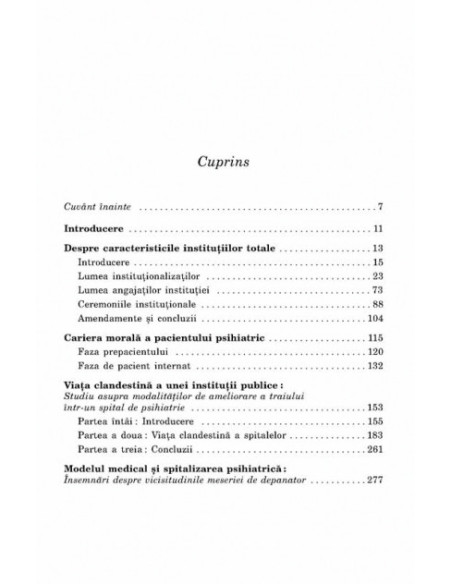 Aziluri. Eseuri despre situația socială a pacienților psihiatrici și a altor categorii de persoane instituționalizate
